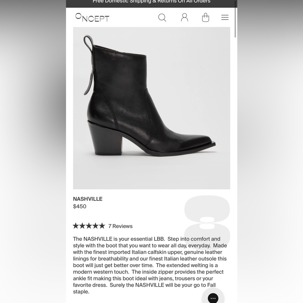 Oncept Nashville boot
